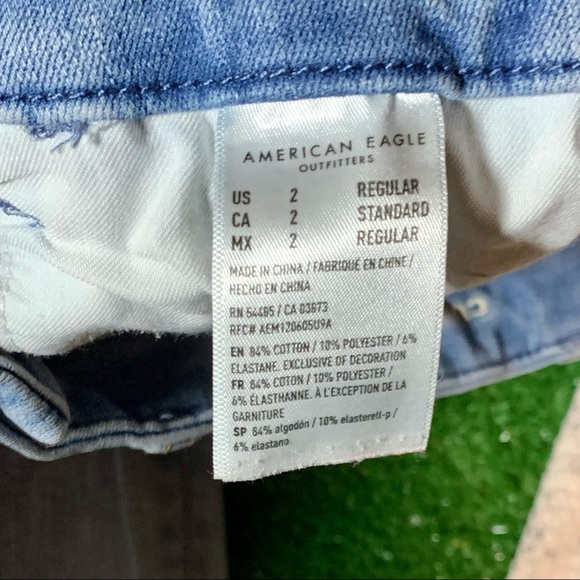 American Eagle Curvy Hi Rise Jegging Size 2 - Picture 4 of 4